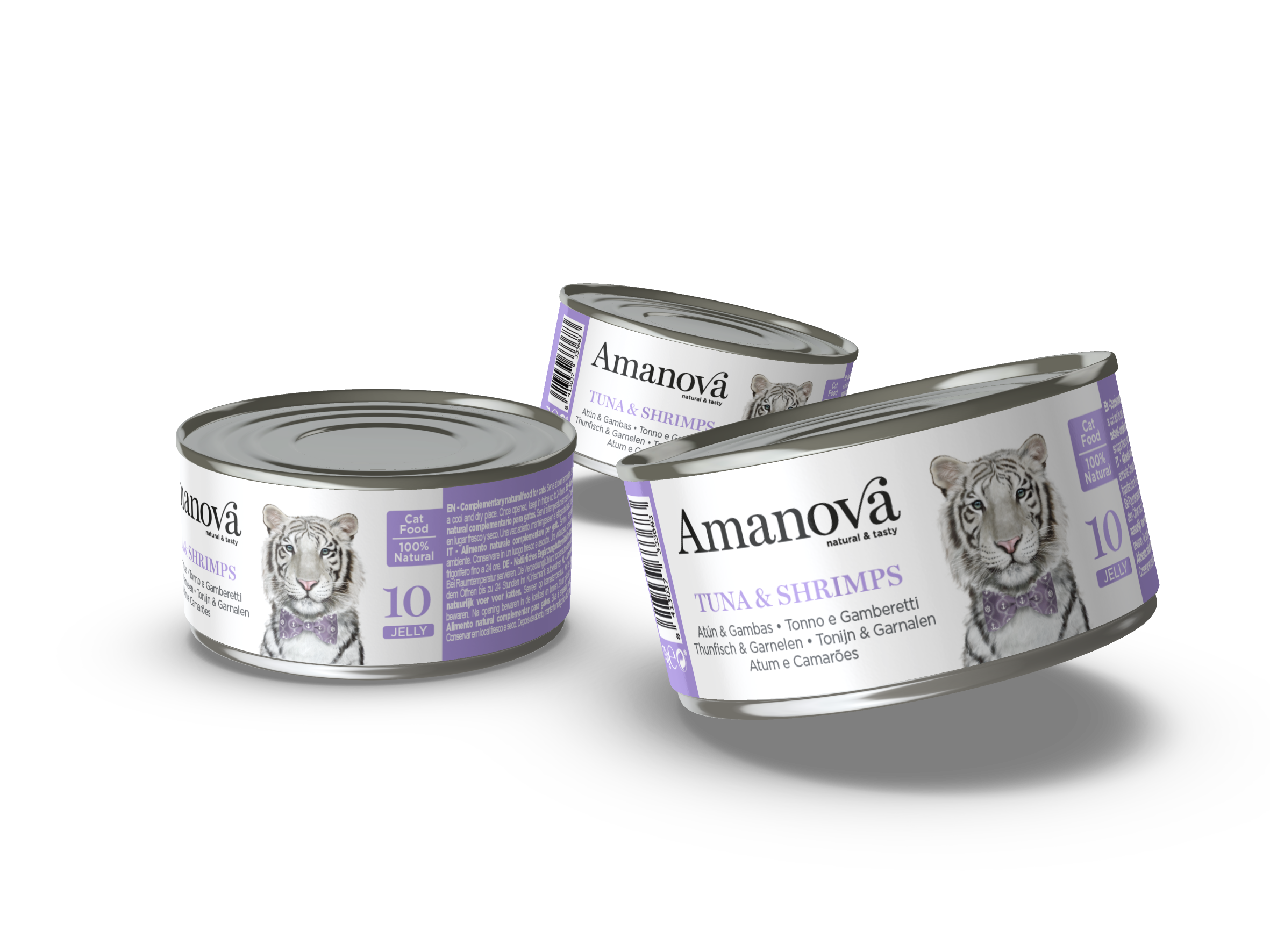 Amanova Canned Cat Tuna & Shrimps Jelly - 70g